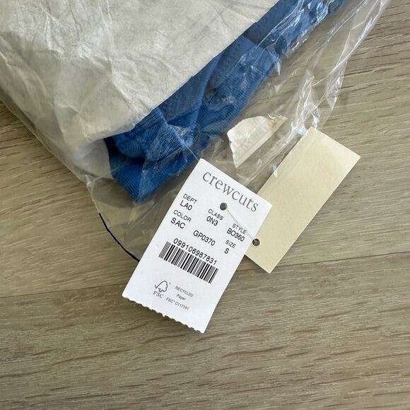 J. Crew‎ Cuts Sequin CLOUD Graphic BLUE S NWT IN PACKAGE - Picture 4 of 8